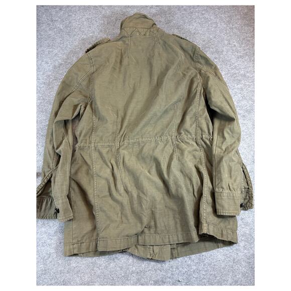 Free People Military Jacket Womens Large Green Not Your Brothers Surplus Outdoor - Picture 2 of 8